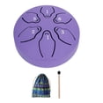 thumbnail image 1 of Rain Drum for Outside Steel Tongue Drum, 6 Notes 3 Inches Chakra Tank Drum Steel Percussion Padded Mallets, 1 of 5
