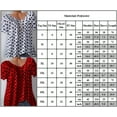 thumbnail image 2 of Uhndy Women Blouse Summer Tops Casual V Neck Polka Dot Short Sleeve Loose Shirt Dot Printed Tops Plus Size S-5XL, 2 of 6