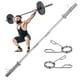 thumbnail image 1 of Barra Olimpica Profesional 2.2m- 20Kg/45 Lbs- 1500 Lbs plateado Mediano, 1 of 7