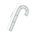 thumbnail image 3 of Decorative Wreath Frames for Floral Arrangements Star Heart Cane Shapes Home Decor, 3 of 7