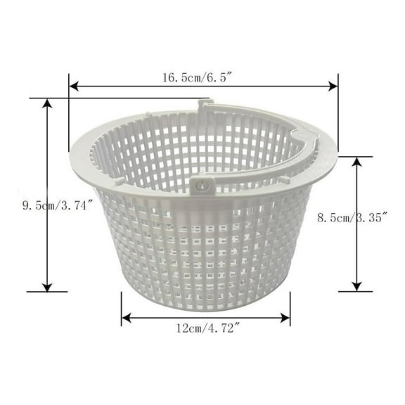 For Hayward SPX1091C WB736660 16.5×9.5×12cm Skimmer Filter Basket and Handle
