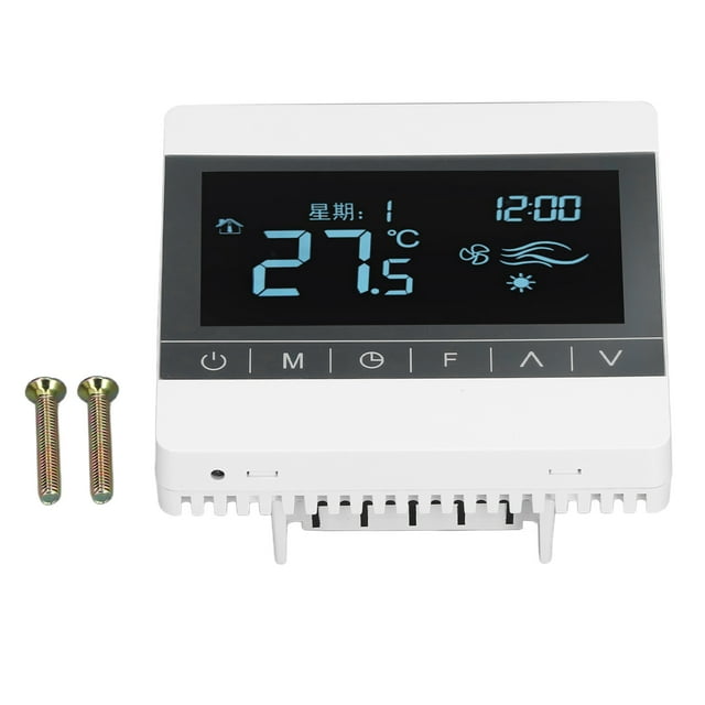 Thermostat Domestique Chauffage Électrique Thermostat Panneau de Contrôle Intelligent AC220V