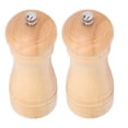 thumbnail image 3 of Molinillo de sal y pimienta de madera, 2 uds., aspereza ajustable, pimentero de madera para condimentos de cocina, altura 14,5 cm/5,7 pulgadas, 3 of 14