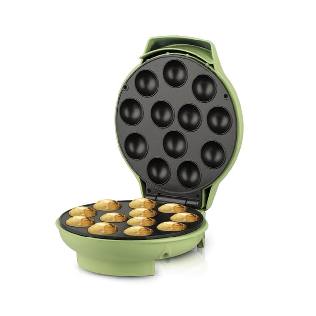 Mini wafflera de burbujas – Haz que el desayuno sea especial con diseño de huevo pequeño de Hong Kong, plancha de gofre, aparato eléctrico antiadherente para el desayuno