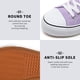 thumbnail image 3 of Zapatillas de lona FRACORA blancas para mujer y hombre moradas US9.5, 3 of 6