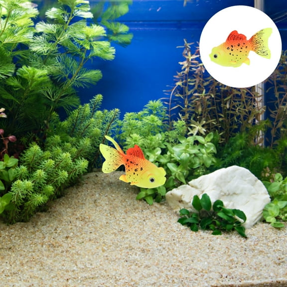 WHAMVOX 1Pc Artificial Goldfish Aquarium Decor Fish Decor Fish Tank Adornment