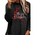 thumbnail image 3 of Gvmfive Womens Christmas Sweatshirt Furry Holiday Pullover Tops, 3 of 4