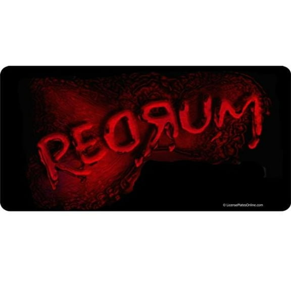 212 Main LPO450 Redrum License Plate