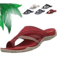 thumbnail image 1 of Womenu2019s Cómodo soporte ortopédico para el arco con sandalias con lazo para el dedo del pie, sandalias para aliviar la fascitis plantar, sandalias de moda, 1 of 6