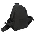 thumbnail image 4 of Bolso negro al aire libre con puerto USB bolso de tirantes de pecho de gran capacidad, 4 of 10