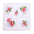 thumbnail image 3 of 10pcs Women's Cotton Assorted With Wavy Edge And Print Floral, 3 of 6