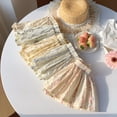 thumbnail image 6 of oqasdz Girls Skirts Stylish Floral Print Ruffle Elastic Waist Skorts Breathable Fashion Toddler and Kids Cute Attire Casual Dailywear, 6 of 7