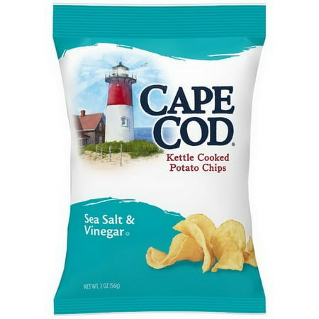 (Price/Case)Cape Cod 110694 Cape Cod Chip Sea Salt And Vinegar Potato Chips 6Ct (Best Donuts In Cape Cod)