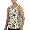 thumbnail image 2 of Gaeub Hawaiian Style Men's Athletic Tank Top, Workout Sleeveless Shirts, Running Tank Tops for Gym, Running, Training - Large, 2 of 9