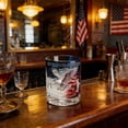 thumbnail image 4 of 250th Anniversary Whiskey Glass, USA Patriotic Commemorative Tumbler for Father's Day, Liquor Gift, 4 of 6