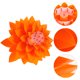 thumbnail image 3 of EeaseMX Six Floors Lotus Chandelier DIY Pantalla colgante Techo Decoración de la habitación Puzzle Luces Pantalla de lámpara moderna (naranja), 3 of 7