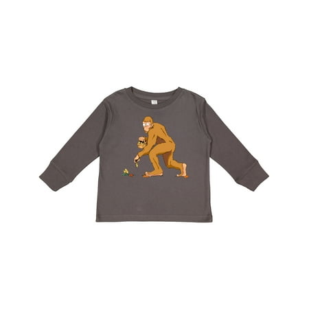 

Inktastic Bigfoot Surprise Gift Toddler Boy or Toddler Girl Long Sleeve T-Shirt