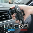 thumbnail image 4 of Car Mount AC Air Vent Holder Fast Wireless Charger Automatic Sensor 10W and 7.5W O8O Compatible With Razer Phone 2 - Samsung Galaxy S9+ S9, S8+ S8, active, S7 S6 Edge+ Edge, S10e S10+ S10, 4 of 8