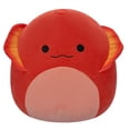 thumbnail image 1 of Lagartija de peluche original Maxie de Squishmallows, color rojo, cuello con volantes, 35 cm, 1 of 7