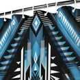 thumbnail image 3 of Boho Contemporary Geometric Modern Elegant Shower Curtains Heavy Duty Polyester Bathroom Shower Curtain Sets Decor Unique Bath Decor 36" W X 72" L with 7 Hooks, 3 of 4