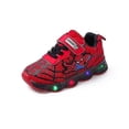 thumbnail image 1 of Zapatos deportivos para niños Spiderman Zapatillas de deporte iluminadas Niños Led Zapatos luminosos para niños, 1 of 2