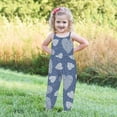 thumbnail image 3 of IROINNID Toddler Pants Baby Cute Summer Jumpsuits for Girls Kids Harem Strap Romper Jumpsuit 5T, 3 of 5