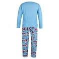 thumbnail image 2 of Family Matching Pajamas Christmas Sleepwear Long Sleeve Sleep Shirt with Snowman Print Soft Loungewear Pjs Set, 2 of 7