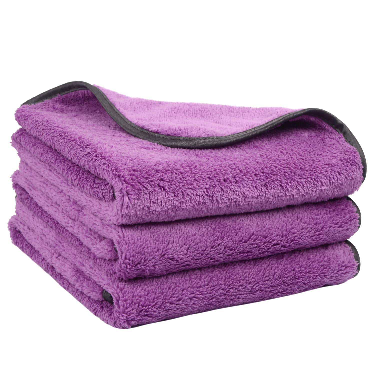 12Pcs Microfiber Towel Soft Car Wash Polish Drying Cleaning Cloth 16" x 24" 
