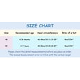 thumbnail image 3 of Baby Toddler Girls Wide Brim Sun Hat Floppy Design Summer Outdoor Beach Visor Cap Sun Protection Hat Coffee 2 Years-7 Years, 3 of 5