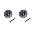 thumbnail image 1 of Mosiee 2Pcs Electric Bass String Trees Retainers Guide Guide Chrome Black With Screws Professional Musical Instrument Accessories, 1 of 8