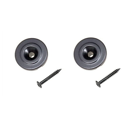 

2X Electric Bass String Trees Retainers Guide Guide Chrome or Black with Screws