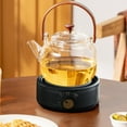 thumbnail image 4 of Mlkoz Kitchen Decor, Flower Tea Kettle Stove Multi-function Heat Mini Small Stove Three-stage Knob Explosion-proof Panel, Friend's Gifts, 4 of 7