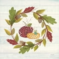 thumbnail image 2 of Prahl, Courtney 12x12 Gold Ornate Wood Framed with Double Matting Museum Art Print Titled - Autumn Bounty I, 2 of 4