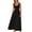 Black, variant on Rvkxad Dresses for Women 2025 Casual Spring Sleeveless Maxi Dresses Tie Front A-Line Empire Waist Casual Summer Smocked V Neck Flowy Boho Long Dress Beige S