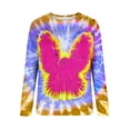 thumbnail image 4 of Fashion Women Easter Printed Round Neck Long Sleeve T-Shirt Printing Sweatshirt Blouse Tops, 4 of 5