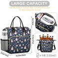 thumbnail image 5 of Navy Princess Castle Pattern Womens Lunch Box for Work,Insulated Large Lunch Bag for Tween and Teen,Loncheras Para Mujer,Leakproof Adult Lunch Bag for Work,Beach,Travel,Picnic,Camping, 5 of 7