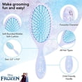 thumbnail image 3 of Frozen Princess Elsa Hair Accessory 5 Pcs Set - 1 Regular 9 inch Frozen Hairbrush & 4 Frozen Scrunchies - Detangling Brush & Elastic Hair Ties Ropes for Girls, Ages 3+, 3 of 5