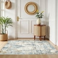 thumbnail image 7 of UERMEI 3'x5' Small Area Rugs for Entryway, Machine Washable Ultra-Thin Soft Rug, Non Slip Indoor Door Mats, Throw Rug for Bedroom Hallway, Laundry Room Carpets, Blue, 7 of 7