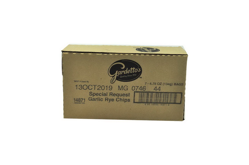 (Price/CASE)Gardetto's 16000-14871 Gardetto's(R) 4.75 oz Rye Chips Roasted Garlic 7 Ct