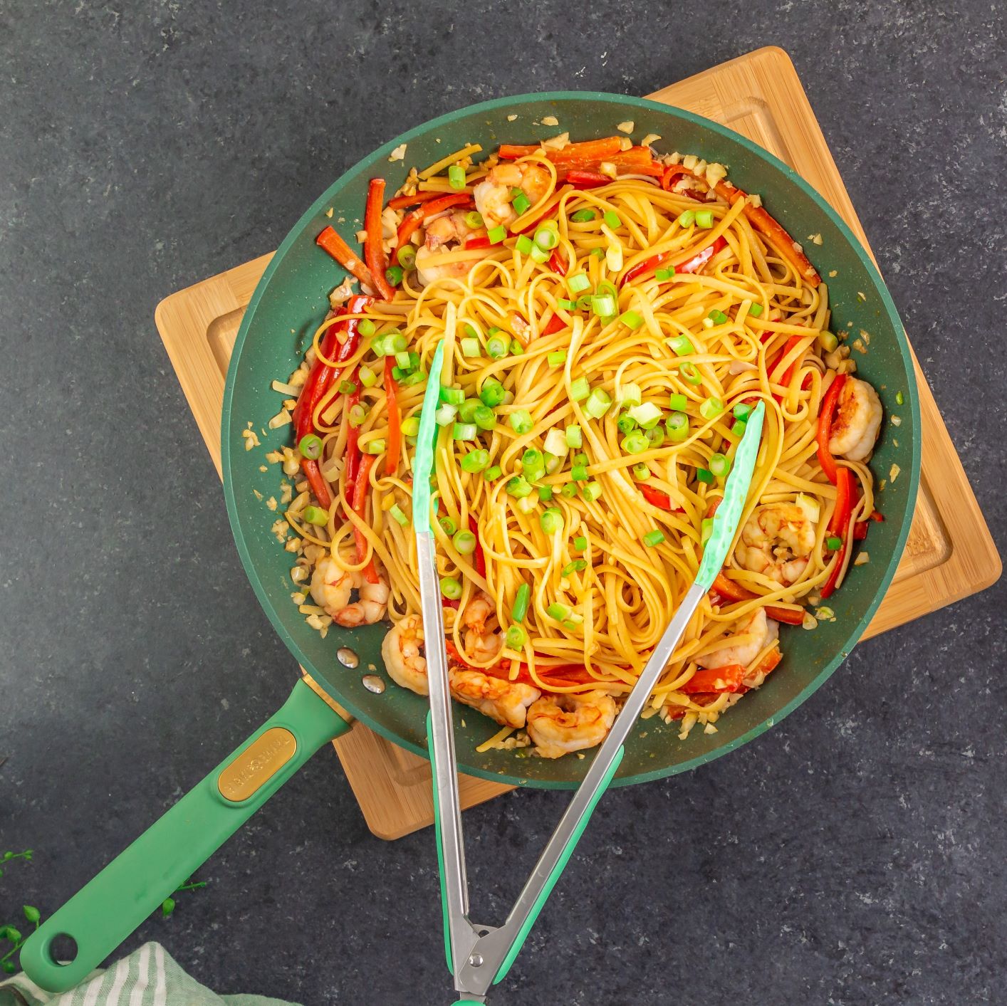 Thyme & Table 10 in Nonstick Fry Pan, Green photo 8