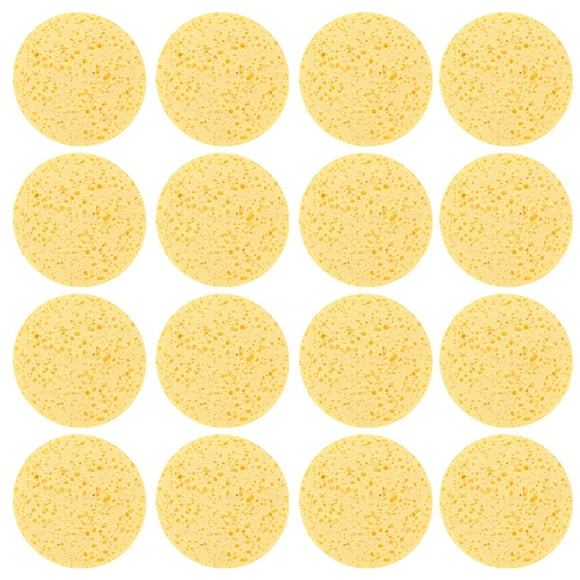 Esponja Natural para comprimir cosmética, esponja redonda para lavado Facial, herramientas de limpieza para el cuidado del rostro, 40 Uds.