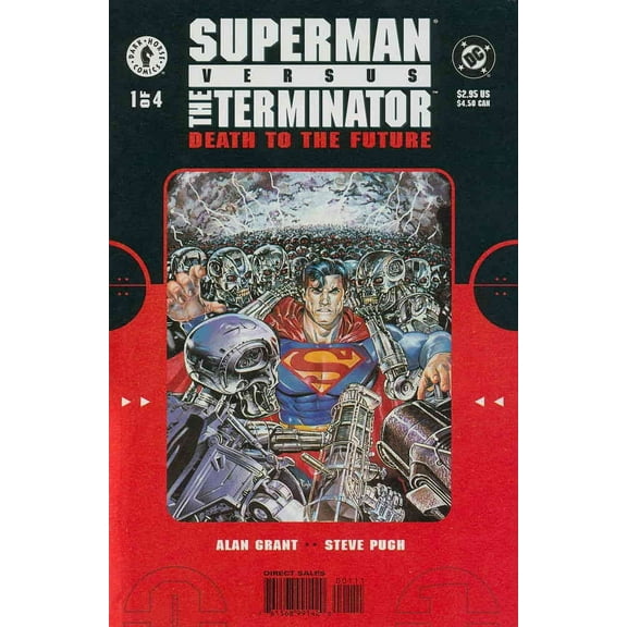 Superman vs. The Terminator: Death to the Future #1 VF ; Dark Horse Comic Book