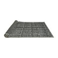 thumbnail image 2 of Ahgly Company Indoor Square Abstract Gray Modern Area Rugs, 3' Square, 2 of 4