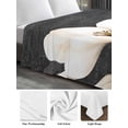 thumbnail image 6 of Farmhouse Floral Queen Size Flat Sheet, Wrinkleproof & Fadeproof Cooling Flat Bed Sheet Only, Magnolia Flowers Vintage Blackboard Breathable Soft Bedding Top Sheets 90 x 102 Inches, 6 of 8