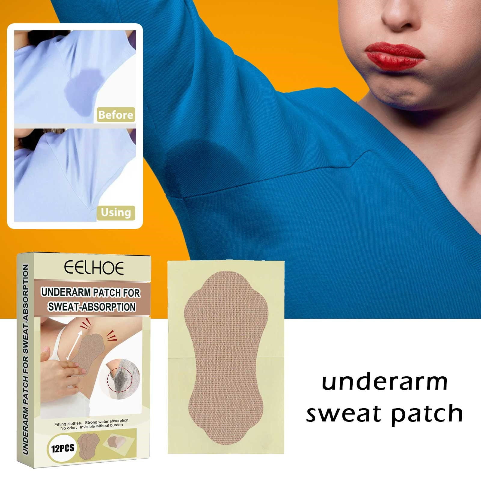 Armpit Sweat Absorbing Patch Deodorants Armpit Patch Armpit Sweat