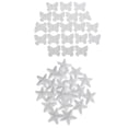thumbnail image 1 of 40 Piezas de Espuma Blanca Baoblaze para Decoración de Mariposas y Estrellas Bricolaje, 1 of 8