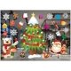 thumbnail image 1 of Pegatinas de Navidad CHAO pegatinas de ventana de Papá Noel muñeco de nieve copo de nieve, 1 of 4