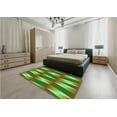 thumbnail image 4 of Ahgly Company Indoor Rectangle Patterned Nebula Green Area Rugs, 2' x 4', 4 of 6