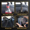 thumbnail image 4 of Paquete de 2 soportes para reposacabezas de coche para teléfono móvil, duraderos para el reposacabezas del asiento trasero (rojos), 4 of 4