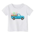 thumbnail image 6 of Byoo Printed Tee Shirt for Toddler Boy Easter Truck Graphic Short Sleeve T Shirt Soft Holiday Active Tee Shirt， 2-3 Years, 6 of 6